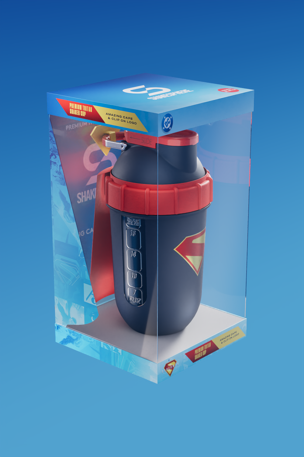 ShakeSphere Superhero Tumbler Tritan - Superman