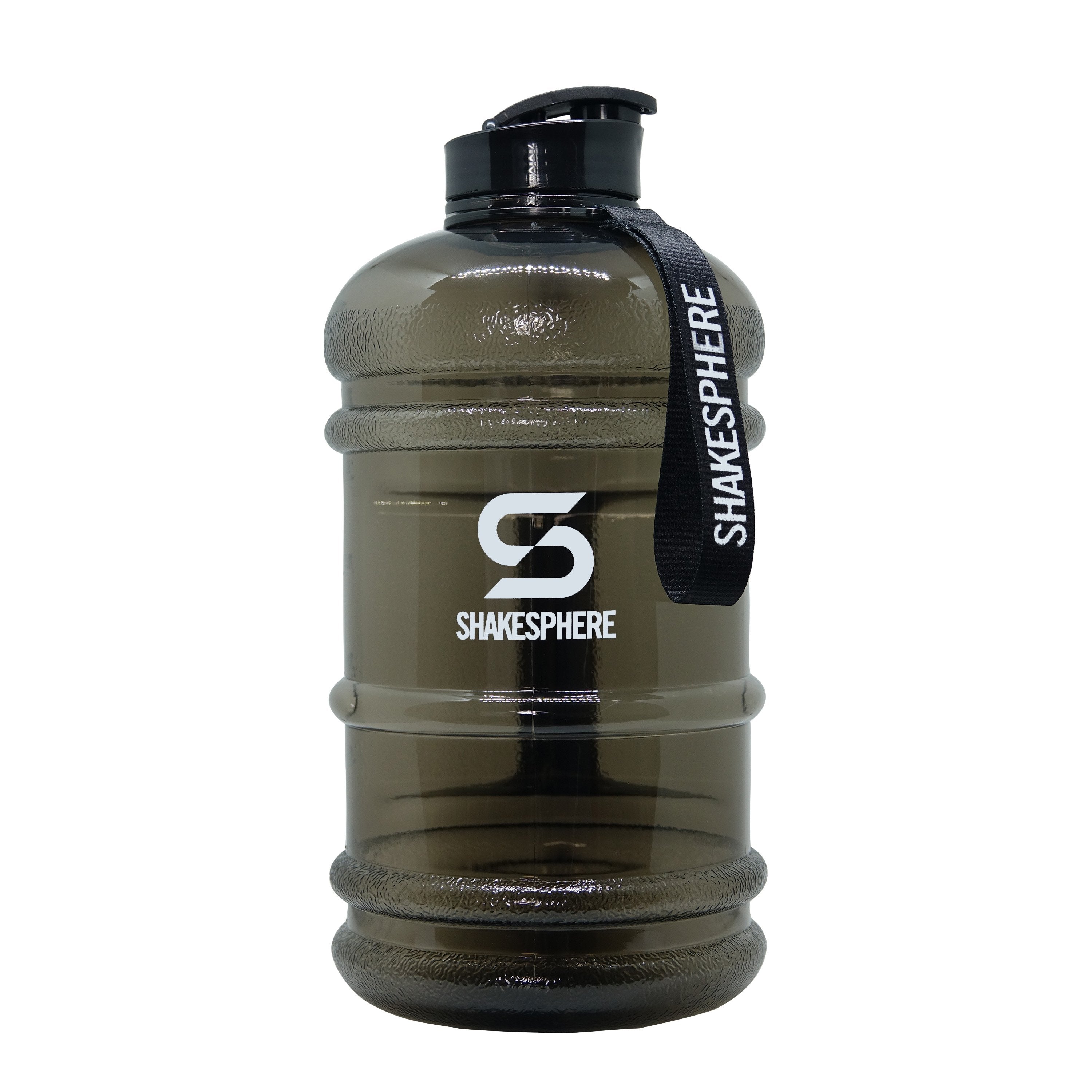 2.2L ShakeSphere Water Bottle Black with Flip Cap