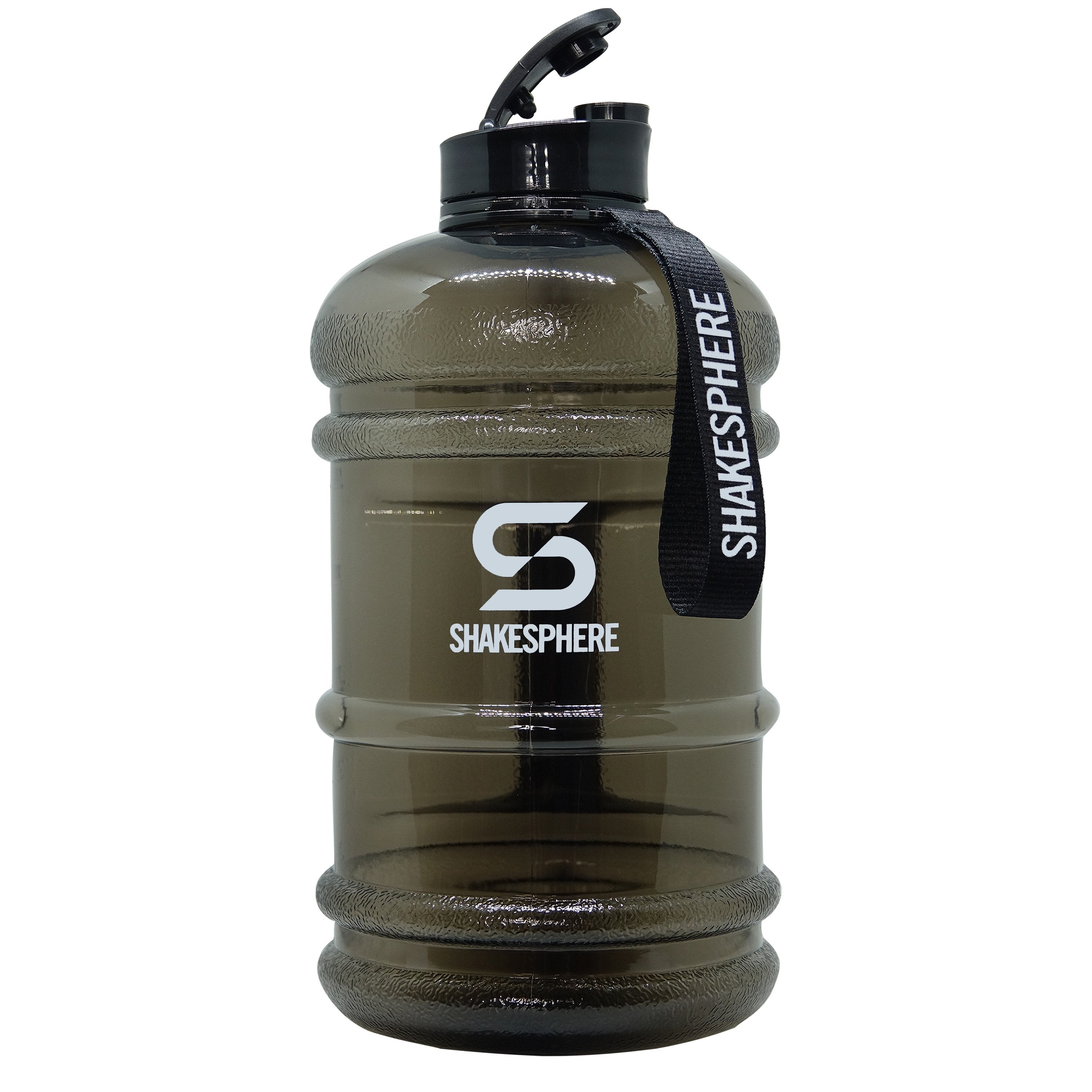 2.2L ShakeSphere Water Bottle Black with Flip Cap