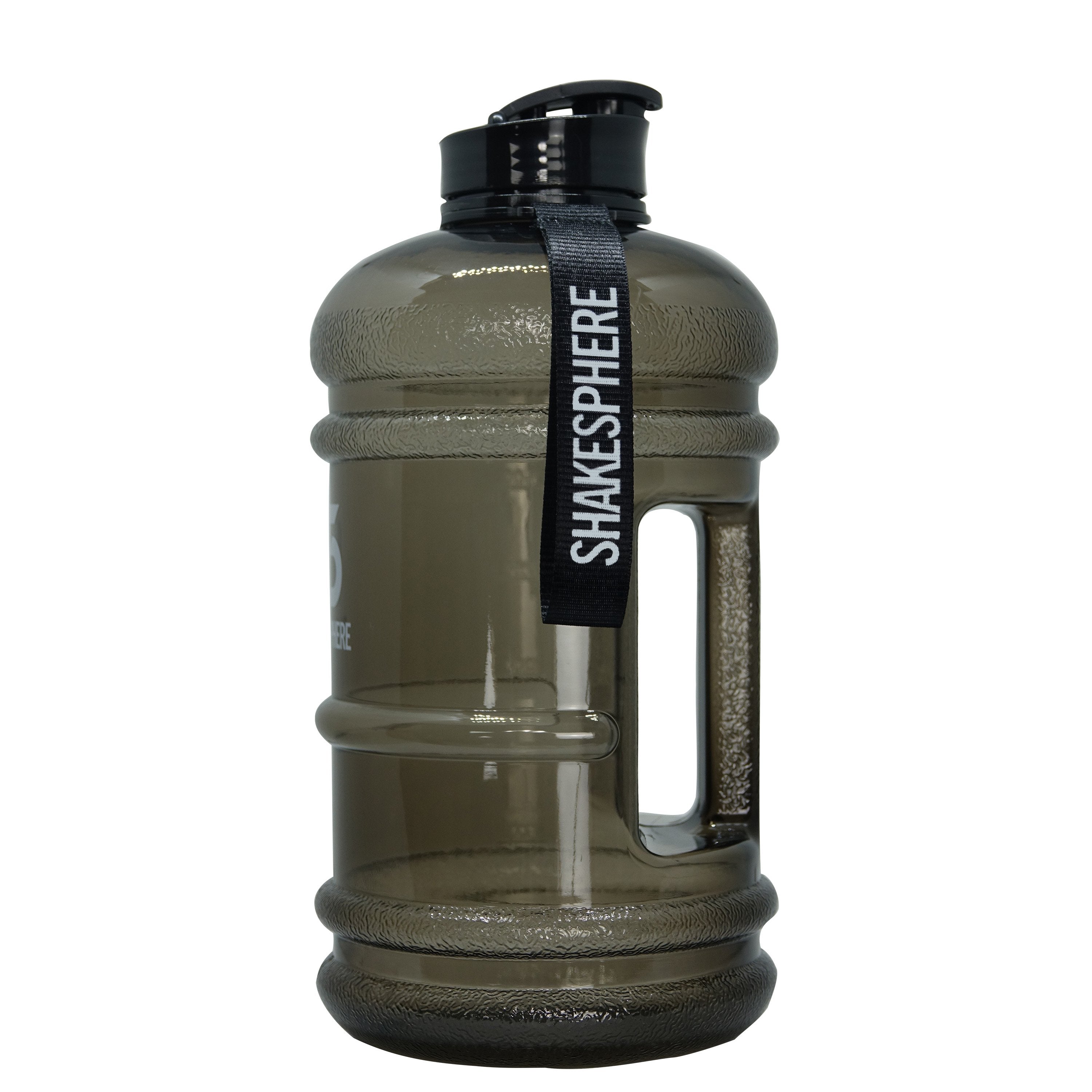 2.2L ShakeSphere Water Bottle Black with Flip Cap