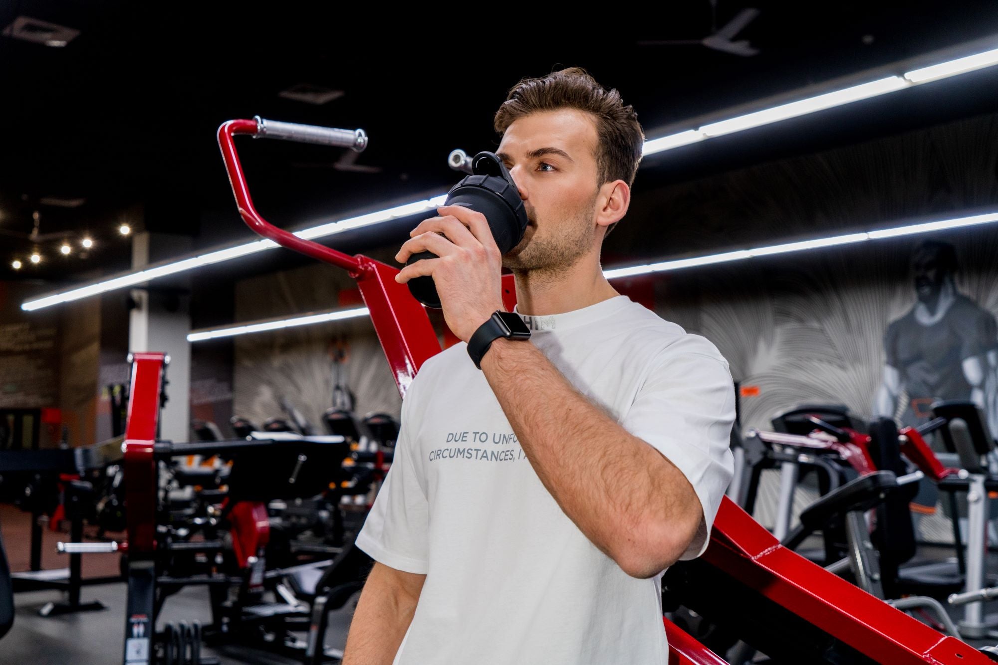 700mls ShakeSphere Tumbler Double Wall Steel Matte Black