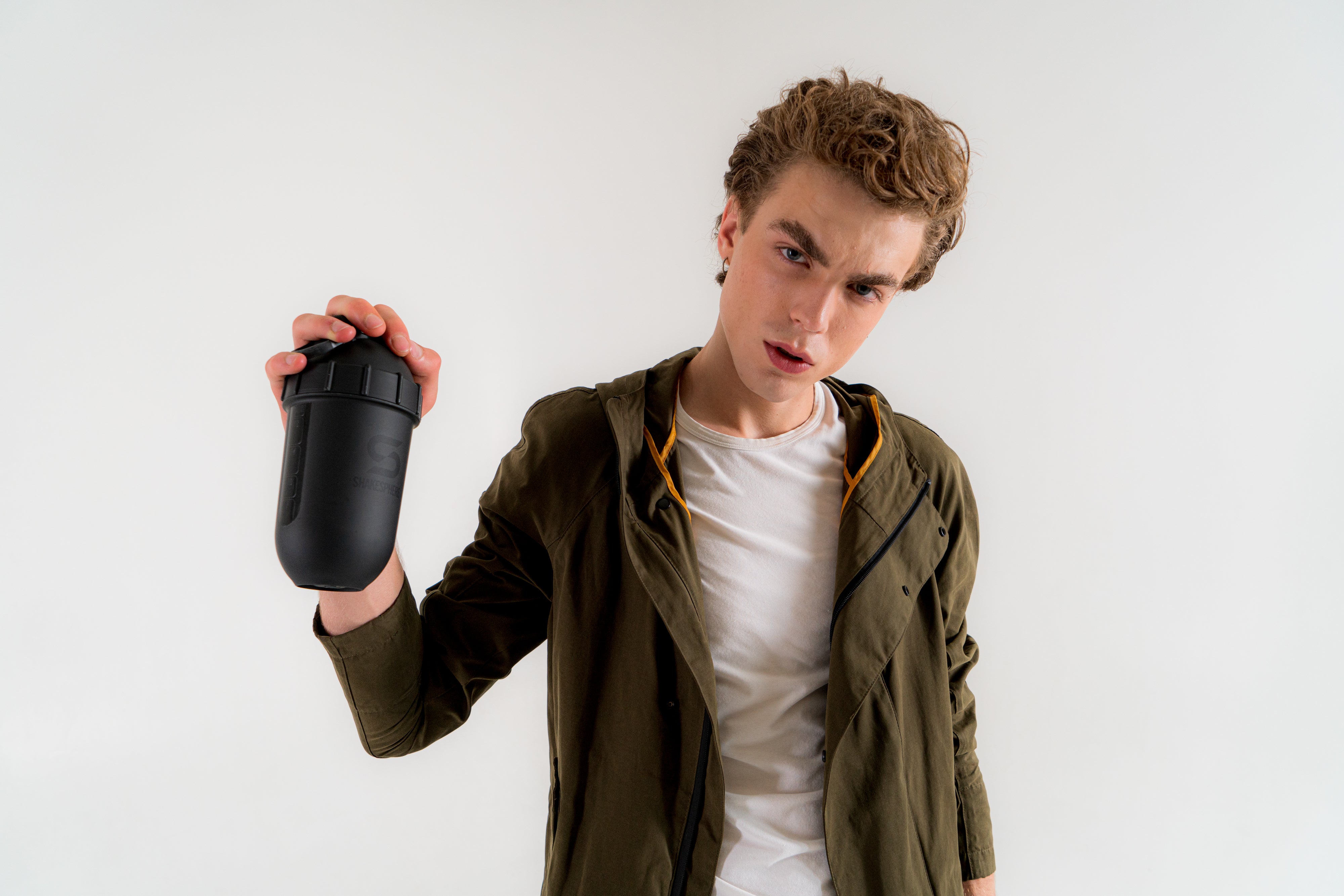 700mls ShakeSphere Tumbler View Matte Black/Black Window