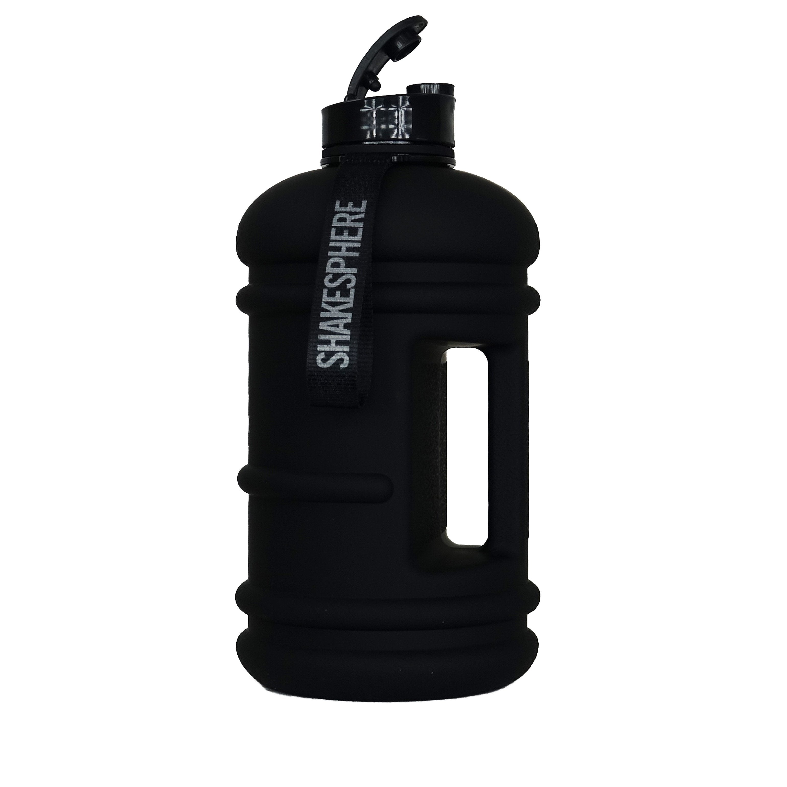 2.2L ShakeSphere Hydration Jug Matte Black/Black Logo