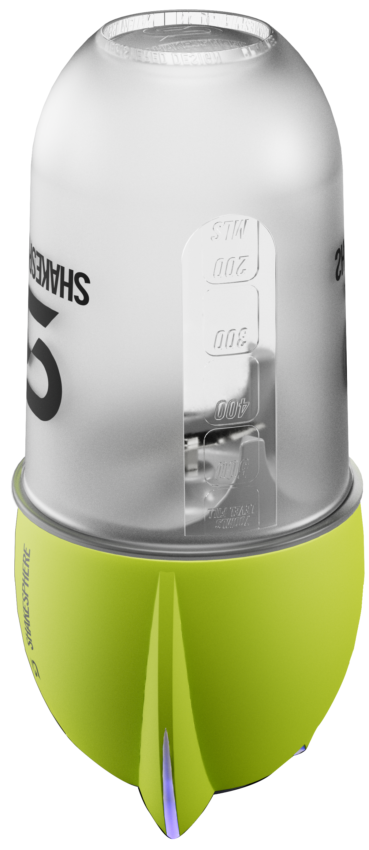 Portable Blender E-Lid Fluorescent Yellow