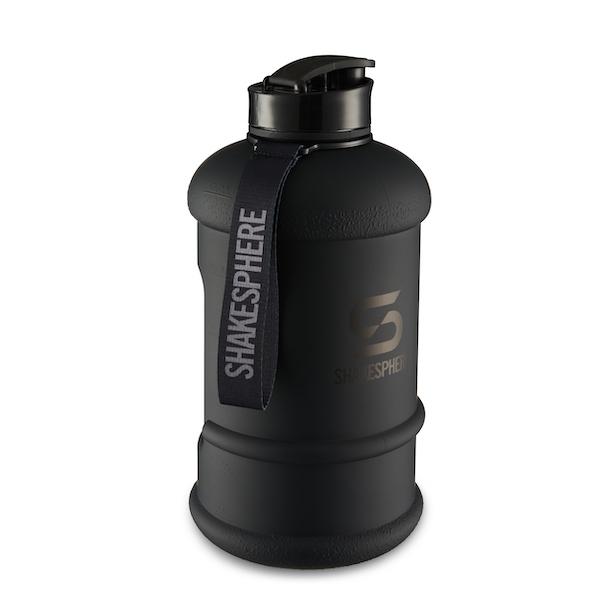 2.2L ShakeSphere Hydration Jug Matte Black/Black Logo