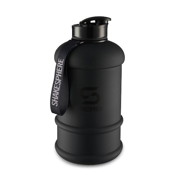 2.2L ShakeSphere Hydration Jug Matte Black/Black Logo