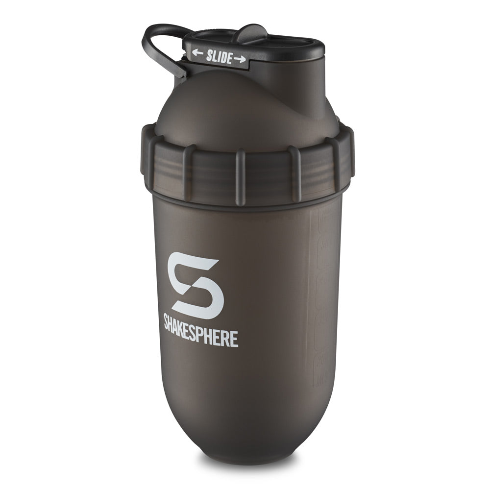 700mls ShakeSphere Tumbler Original Frosted Black/White Logo