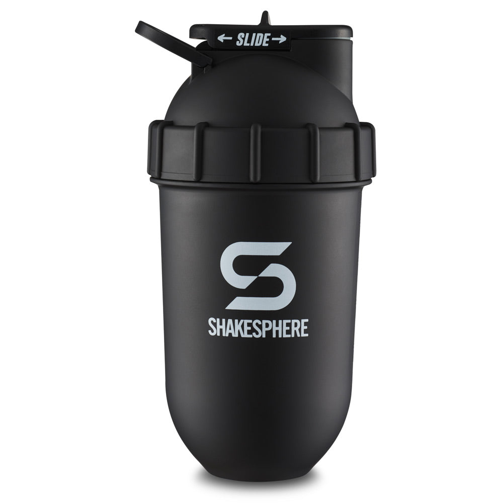 700mls ShakeSphere Tumbler Original Matte Black/White Logo