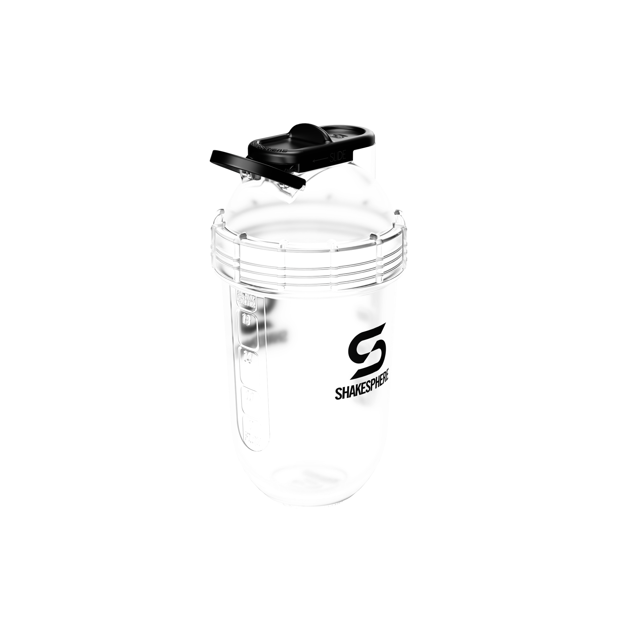 ShakeSphere Tumbler Tritan Clear Black