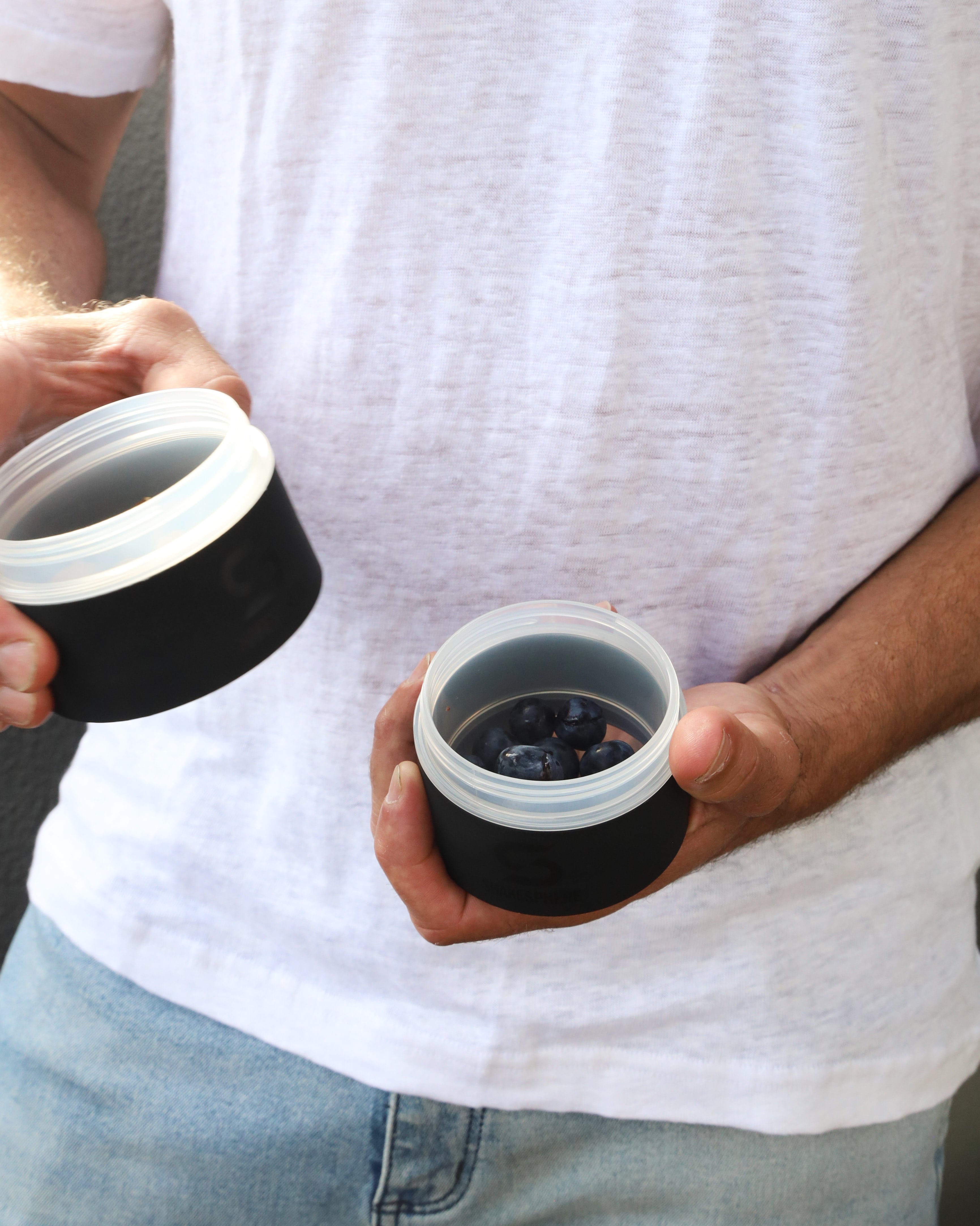 ShakeSphere 85g / 3oz ShakeSphere Stackable Storage, Frosted