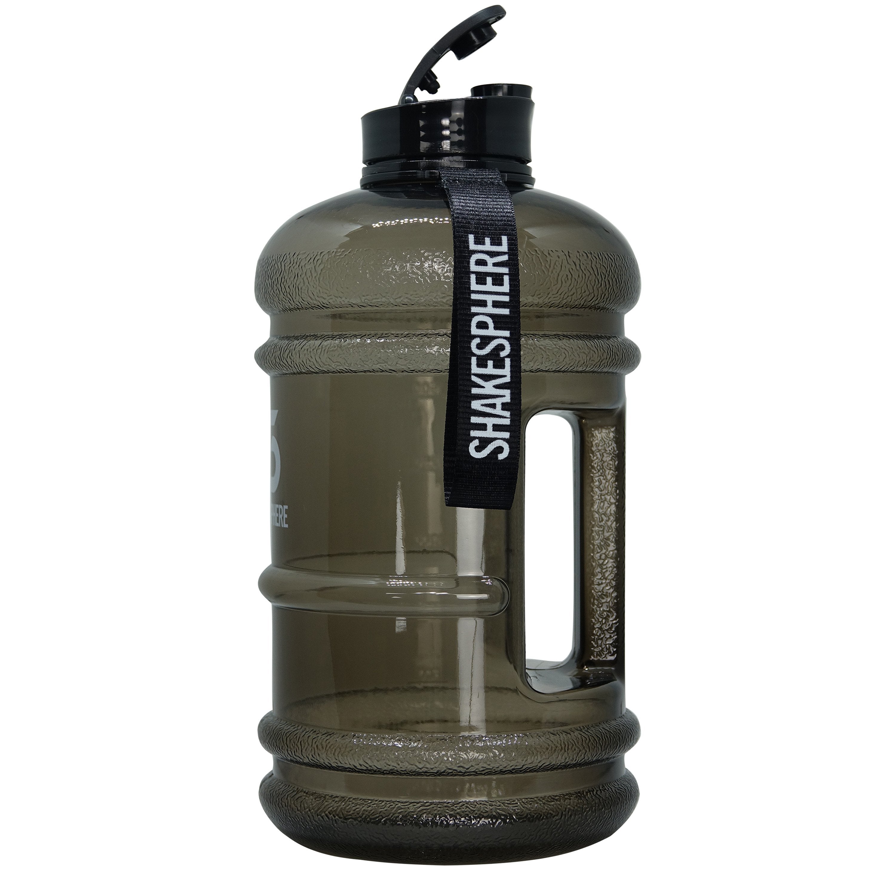 2.2L ShakeSphere Water Bottle Black with Flip Cap